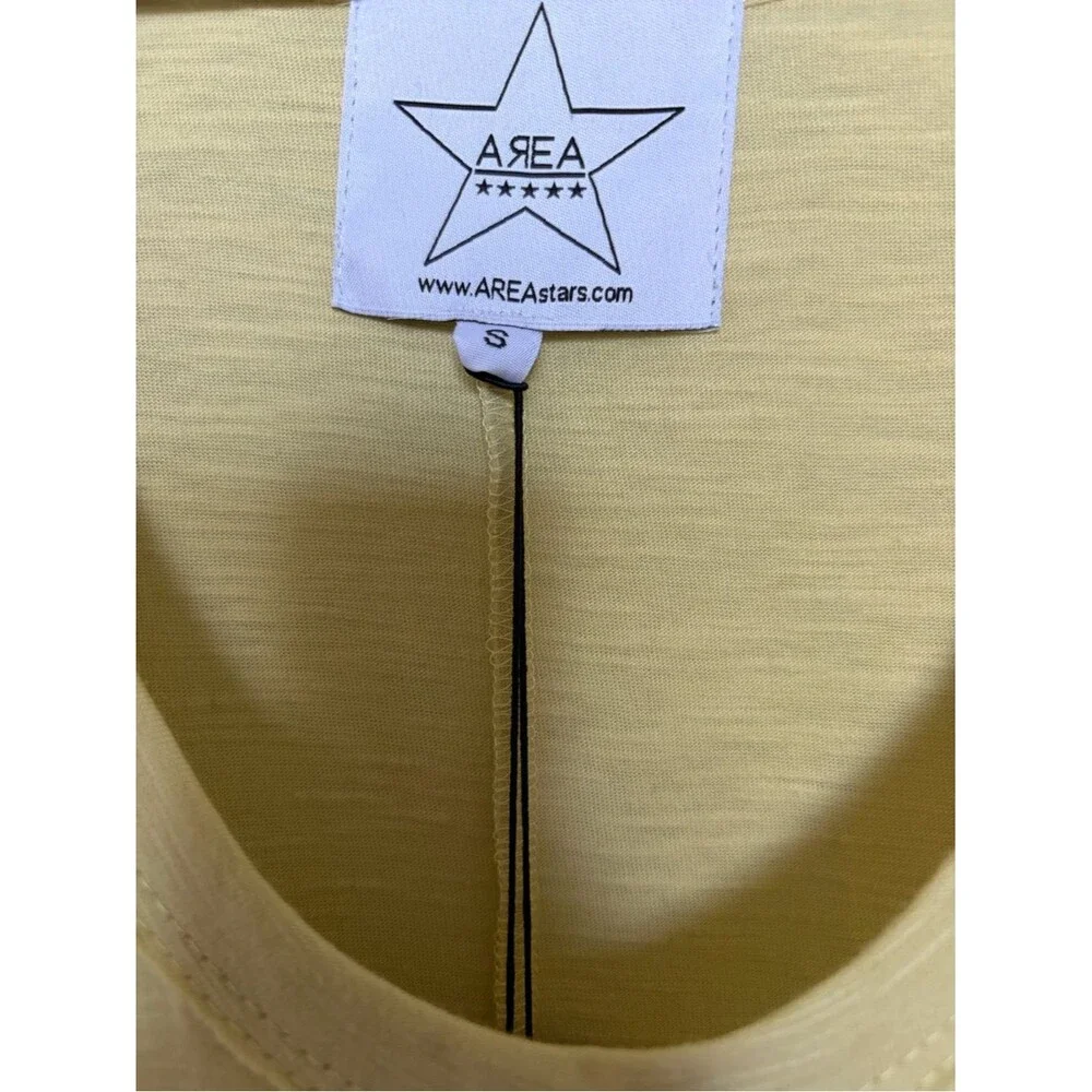 AREA STARS Pale Yellow Tunic Dress